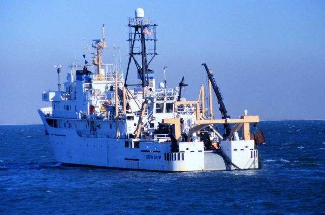 The NOAA Ship GORDON GUNTER from the OREGON II. Picture