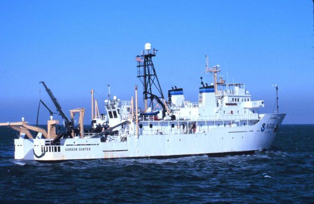 The NOAA Ship GORDON GUNTER from the OREGON II. Picture