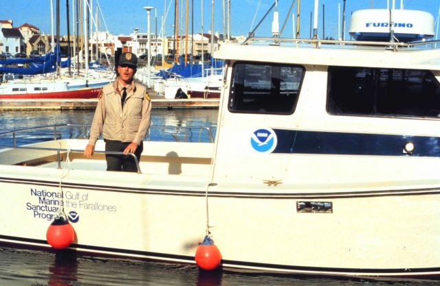 Patrol and research vessel used by the Gulf of the Farallones National Marine Sanctuary. Picture