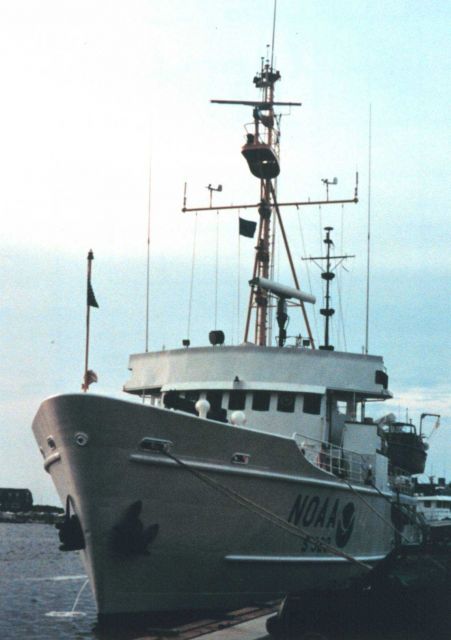 NOAA Ship WHITING tied up at NOAA's Atlantic Marine Center. Picture