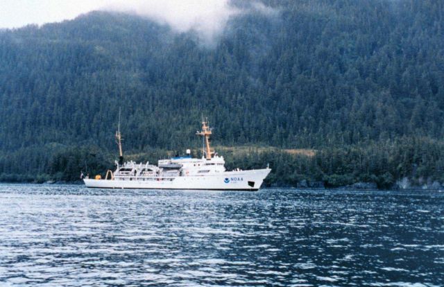 NOAA Ship RAINIER in Alaska. Picture