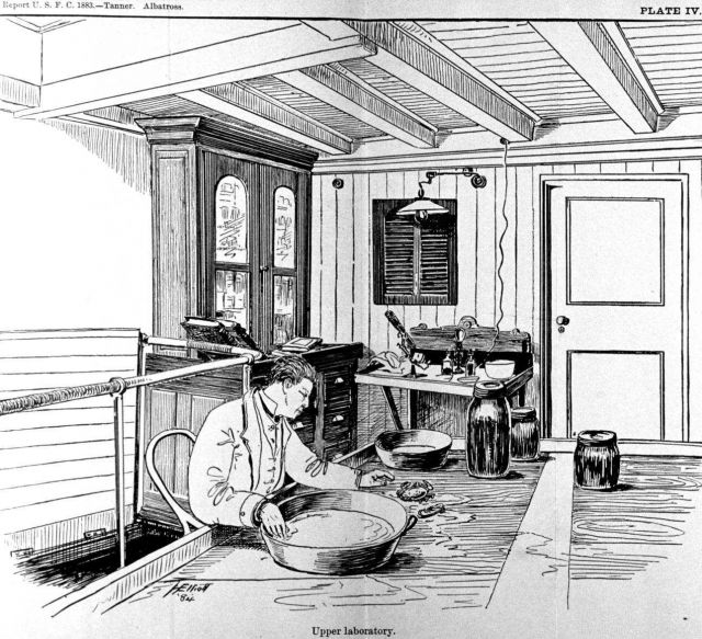 The upper laboratory on the ALBATROSS Picture