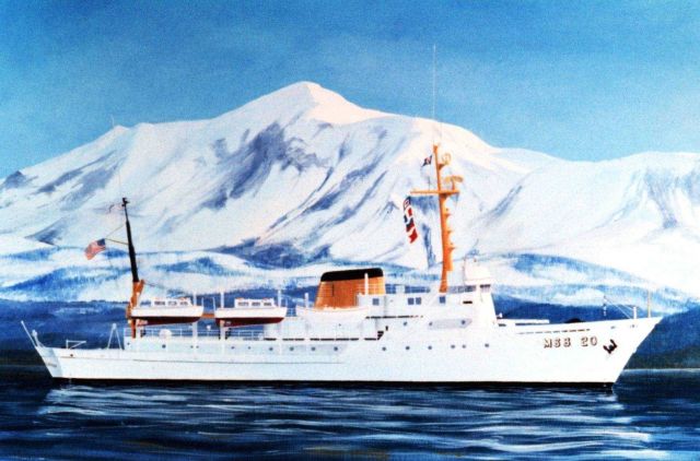 Artist's conception of the NOAA Ship FAIRWEATHER. Picture
