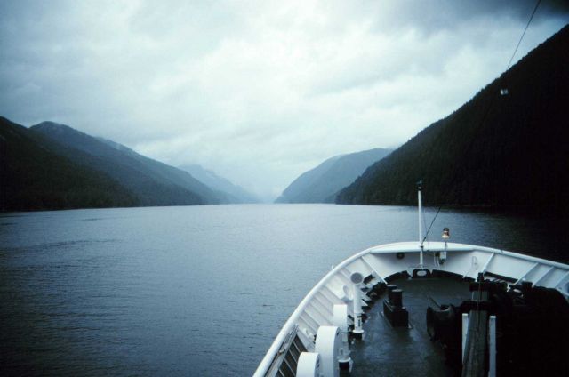 NOAA Ship RAINIER in the Inside Passage. Picture