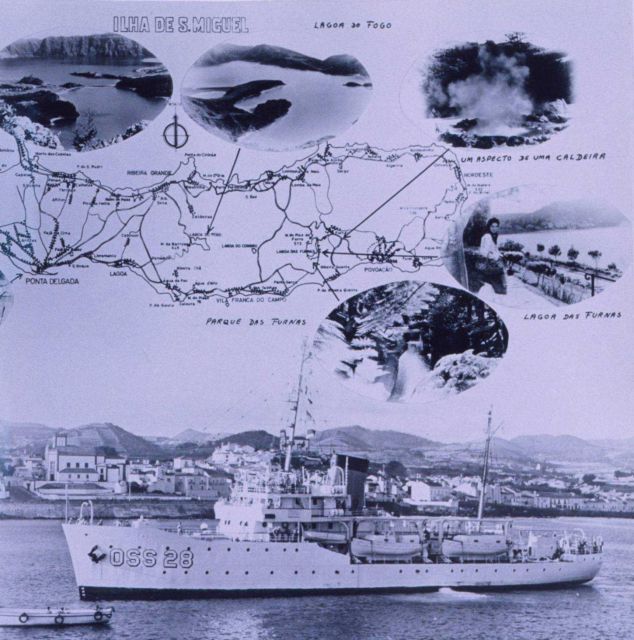 Coast and Geodetic Survey Ship EXPLORER at Ihla de San Miguel, Azores. Picture