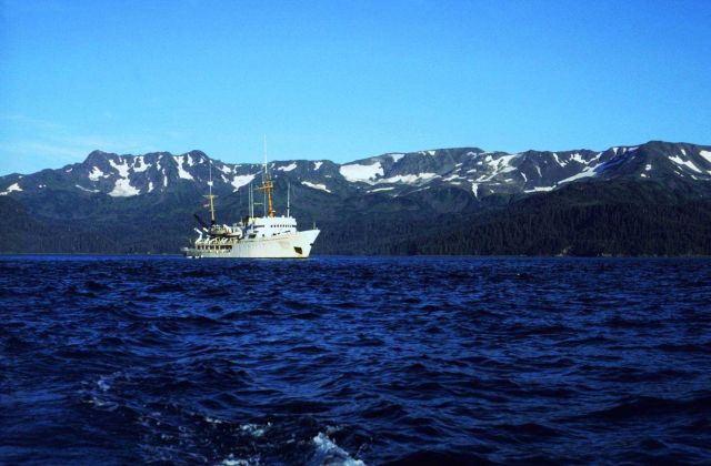 NOAA Ship FAIRWEATHER in Prince William Sound. Picture