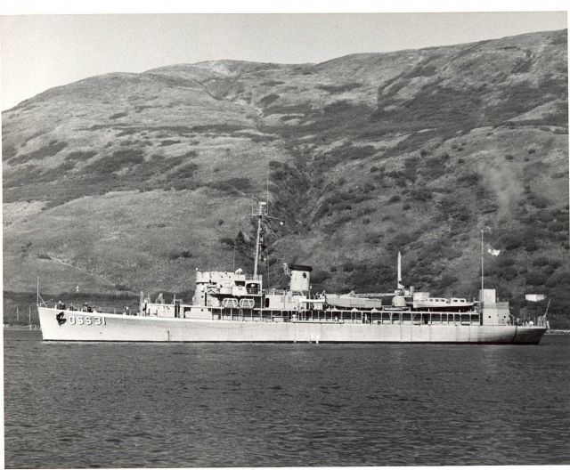 Coast and Geodetic Survey Ship PIONEER leaving Kodiak. Picture