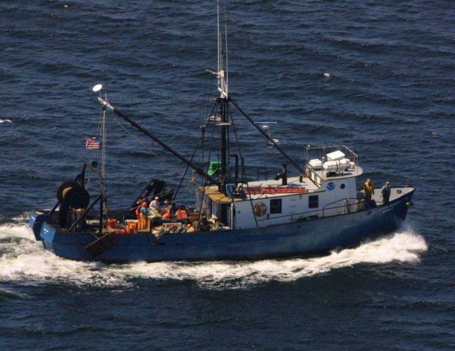 NOAA Research Vessel GLORIA MICHELLE operates out of Sandy Hook, New Jersey. Picture