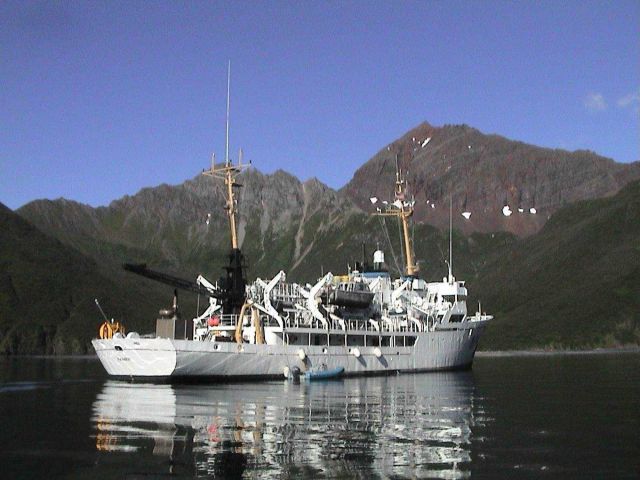 NOAA Ship Rainier anchored Foot Bay off Kuiukta Bay Picture