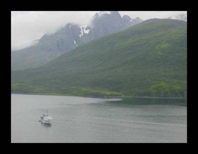 NOAA Ship Rainier anchored northern Kuiukta Bay Picture