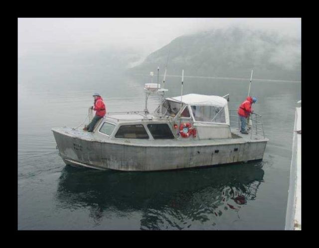 Waiting to come alongside Rainier -Kuiukta Bay Picture