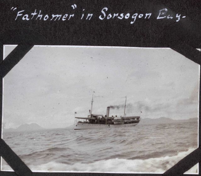The FATHOMER in Sorsogon Bay. Picture