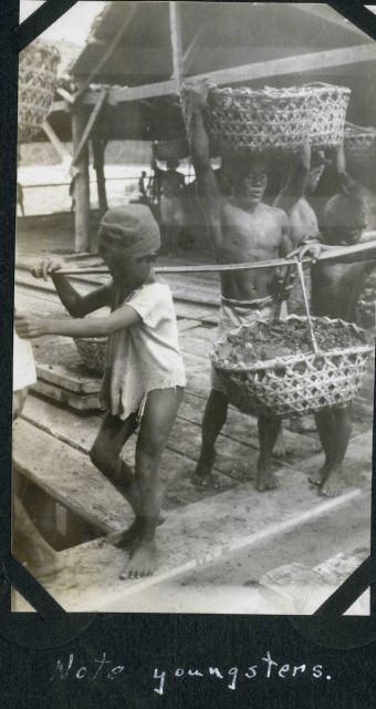 Coaling ship at Sandakan Picture