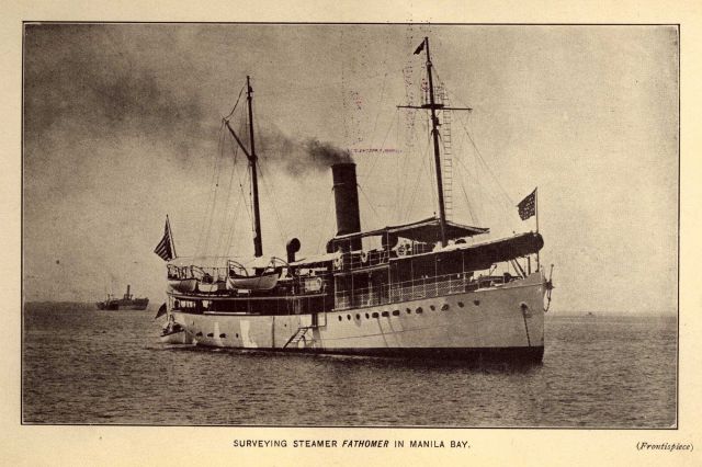 Surveying steamer FATHOMER in Manila Bay Picture
