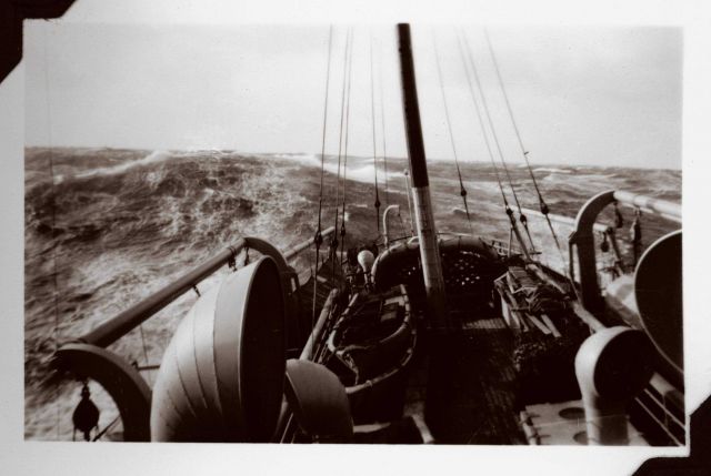 The return home across the Gulf of Alaska on the Coast and Geodetic Survey Ship EXPLORER. Picture