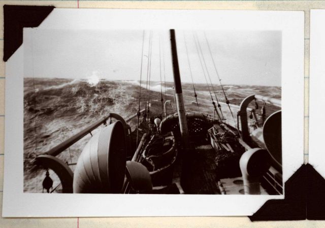 The return home across the Gulf of Alaska on the Coast and Geodetic Survey Ship EXPLORER. Picture
