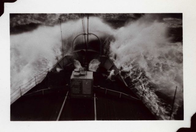 The return home across the Gulf of Alaska on the Coast and Geodetic Survey Ship EXPLORER. Picture