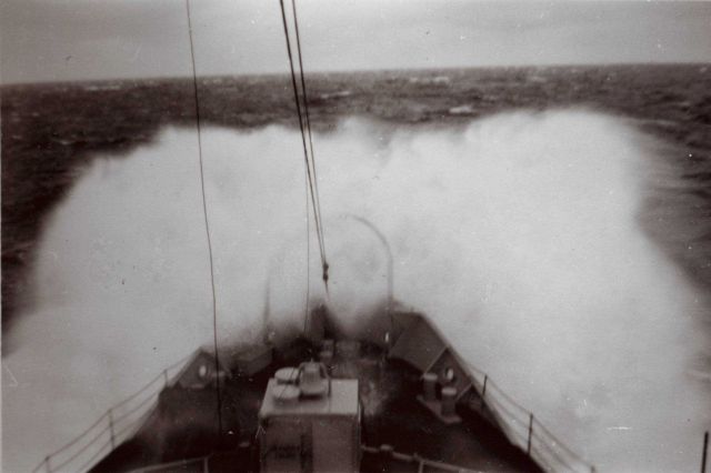 The return home across the Gulf of Alaska on the Coast and Geodetic Survey Ship EXPLORER. Picture