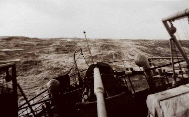 The return home across the Gulf of Alaska on the Coast and Geodetic Survey Ship EXPLORER. Picture