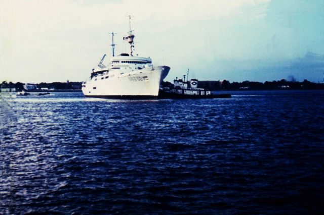 ESSA Ship OCEANOGRAPHER at beginning of around the world cruise Picture