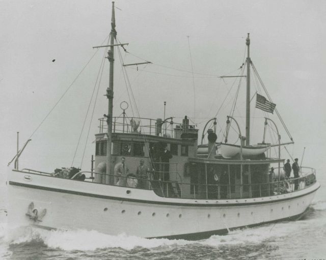 Coast and Geodetic Survey Ship LESTER JONES during sea trials 1940. Picture
