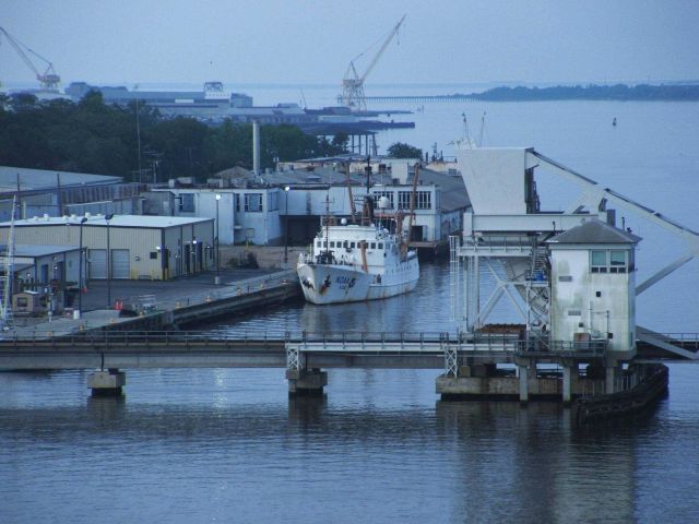 NOAA Fisheries Research Ship OREGON II at the Pascagoula Ship Base. Picture