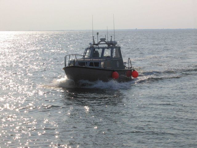 Launch operations in Chesapeake Bay. Picture