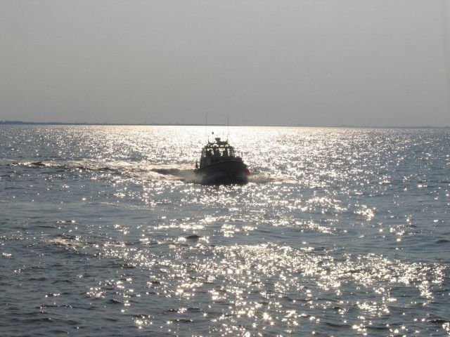 Launch operations in Chesapeake Bay. Picture
