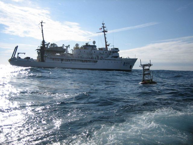 NOAA Ship FAIRWEATHER as seen from RHIB during tsunami buoy recovery efforts Picture