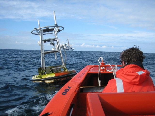NOAA Ship FAIRWEATHER as seen from RHIB during tsunami buoy recovery efforts Picture