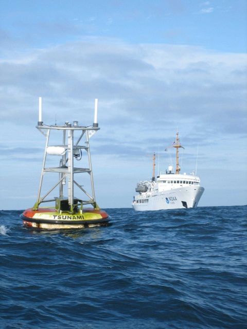 NOAA Ship FAIRWEATHER as seen from RHIB during tsunami buoy recovery efforts Picture