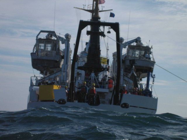 Tsunami warning buoy recovery Picture