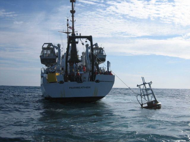 Tsunami warning buoy recovery Picture