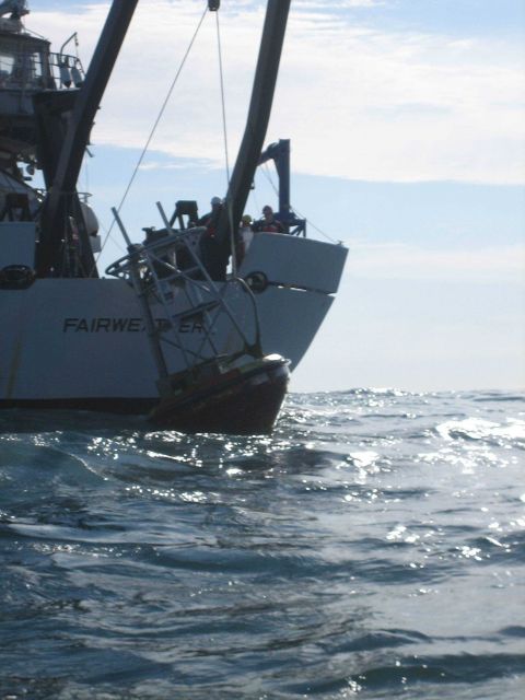 Tsunami warning buoy recovery Picture