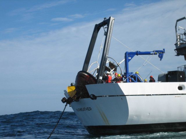 Tsunami warning buoy recovery Picture