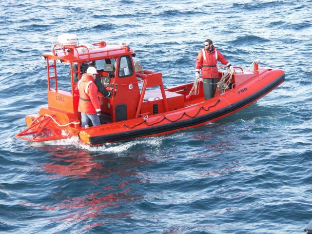 Tsunami warning buoy recovery Picture