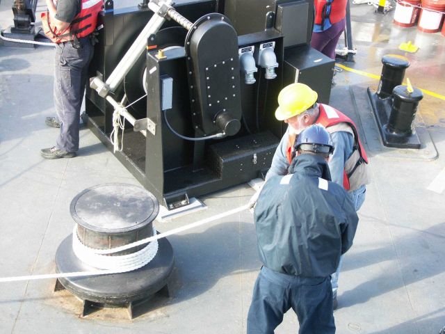 Tsunami warning buoy recovery Picture
