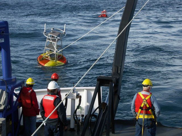 Tsunami warning buoy recovery Picture