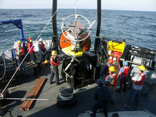 Tsunami warning buoy recovery Picture