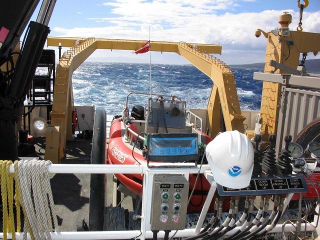 Looking astern of the NOAA Ship OSCAR DYSON Picture
