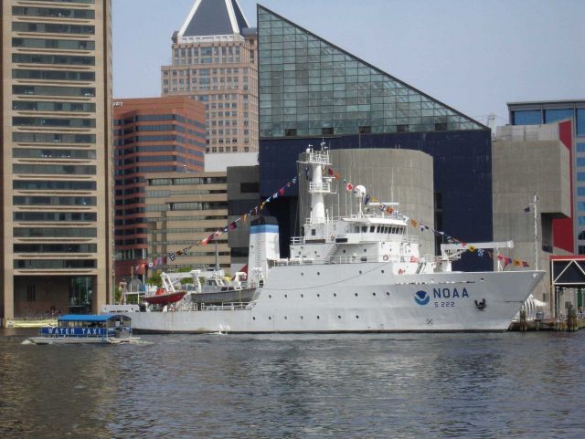NOAA Ship THOMAS JEFFERSON at Baltimore Inner Harbor. Picture