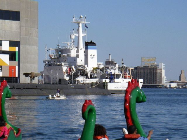 NOAA Ship THOMAS JEFFERSON at Baltimore Inner Harbor. Picture