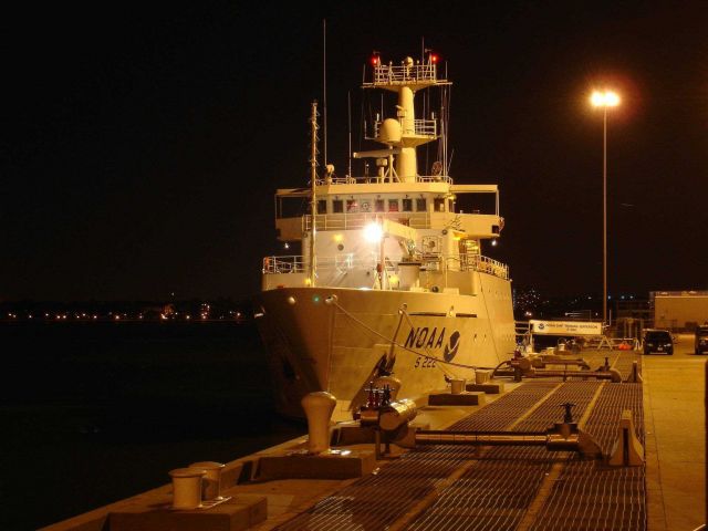 NOAA Ship THOMAS JEFFERSON tied up on Staten Island. Picture