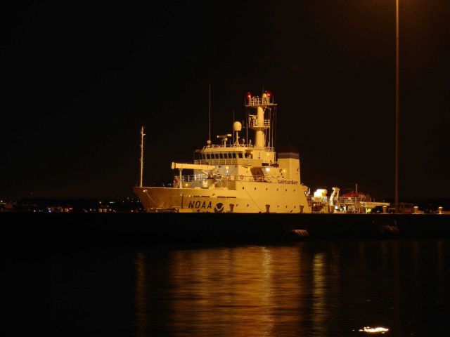 NOAA Ship THOMAS JEFFERSON tied up on Staten Island. Picture