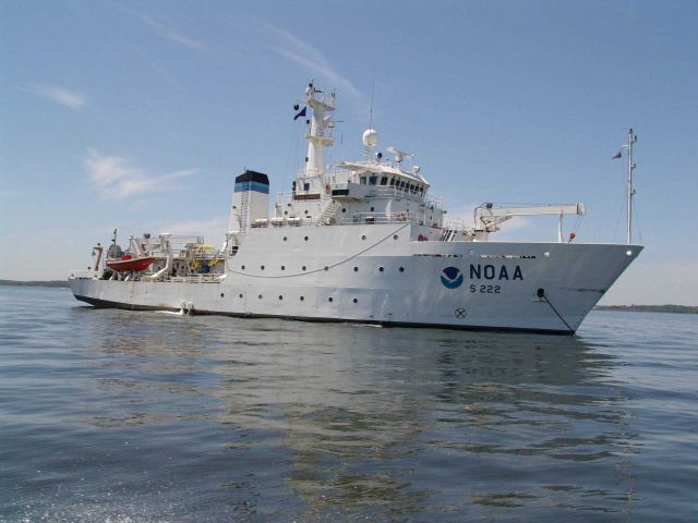 NOAA Ship THOMAS JEFFERSON starboard side view. Picture