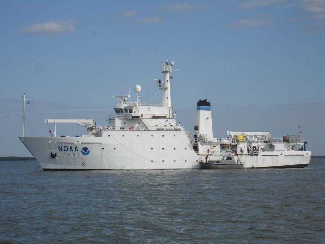 NOAA Ship THOMAS JEFFERSON port side view. Picture