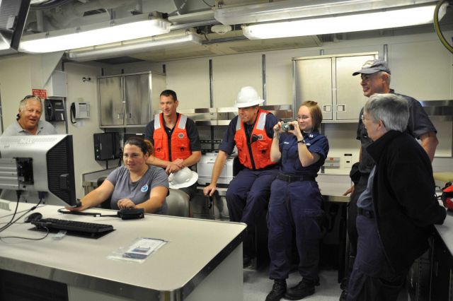 NOAA Ship BELL SHIMADA on its maiden voyage. Picture