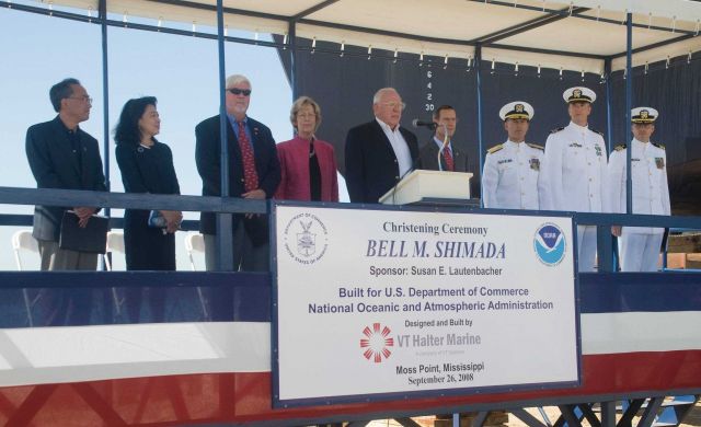 Christening ceremony for NOAA Ship BELL M Picture