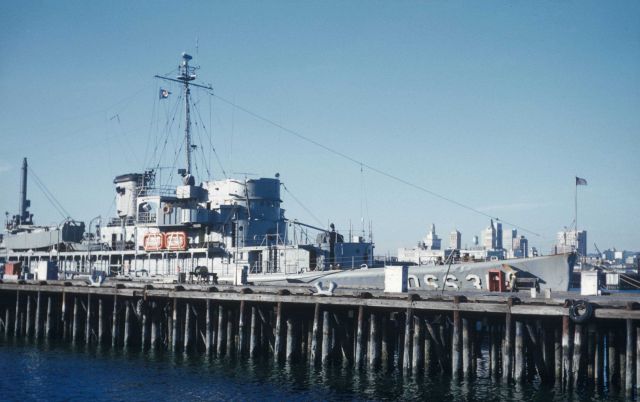USC&GS Ship PIONEER moored at pier. Picture