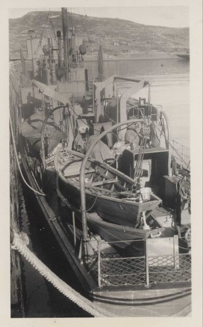 USC&GS Ship DERICKSON stern view showing work boats and sounding boats Picture